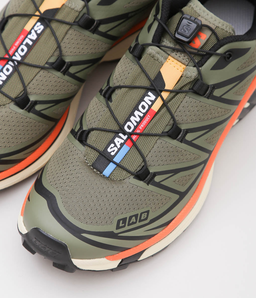 SALOMON ''XT-6 DEEP'' (LICHEN GREEN/BLACK/RED ORANGE) – THE STORE