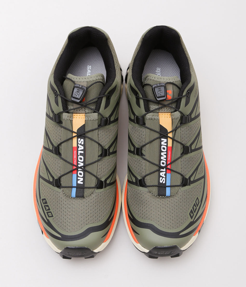 SALOMON ''XT-6 DEEP'' (LICHEN GREEN/BLACK/RED ORANGE) – THE STORE