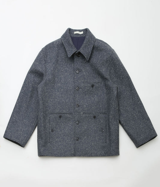 GORSCH ''MOTTLED MELTON JACKET'' (AQUAMARIN)