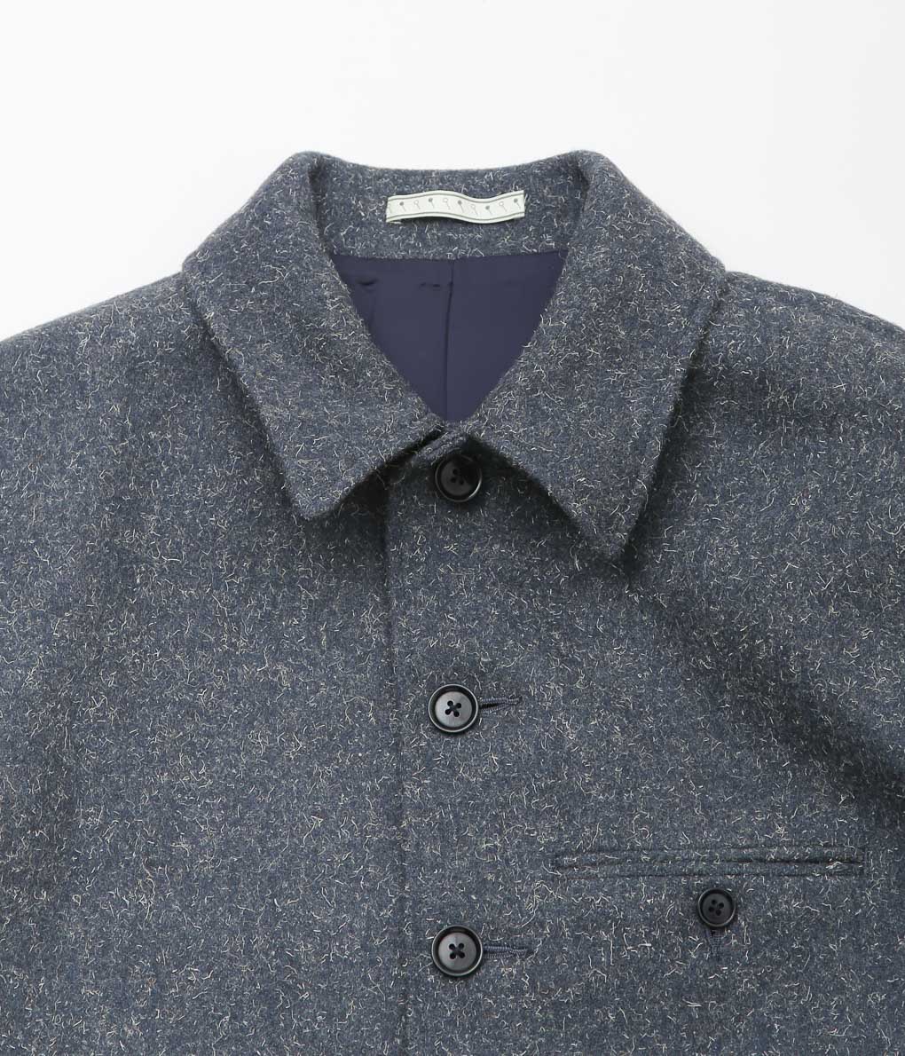 GORSCH ''MOTTLED MELTON JACKET'' (AQUAMARIN)