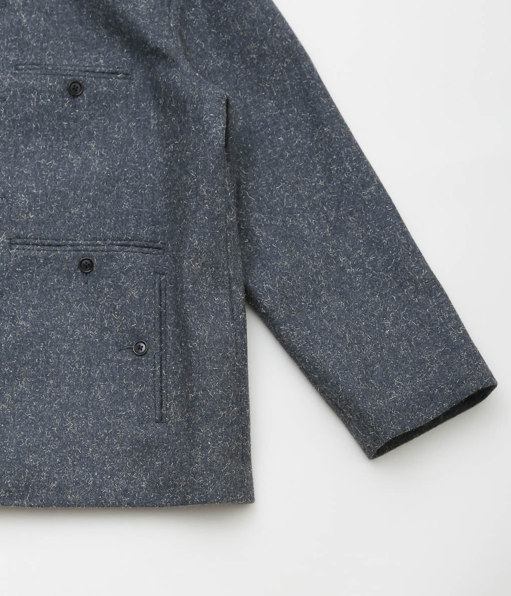 GORSCH ''MOTTLED MELTON JACKET'' (AQUAMARIN)