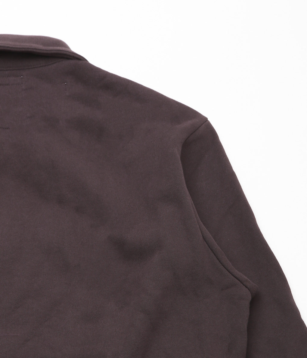 LADY WHITE ''QUARTER ZIP SWEATSHIRT'' (MUDDY BROWN)