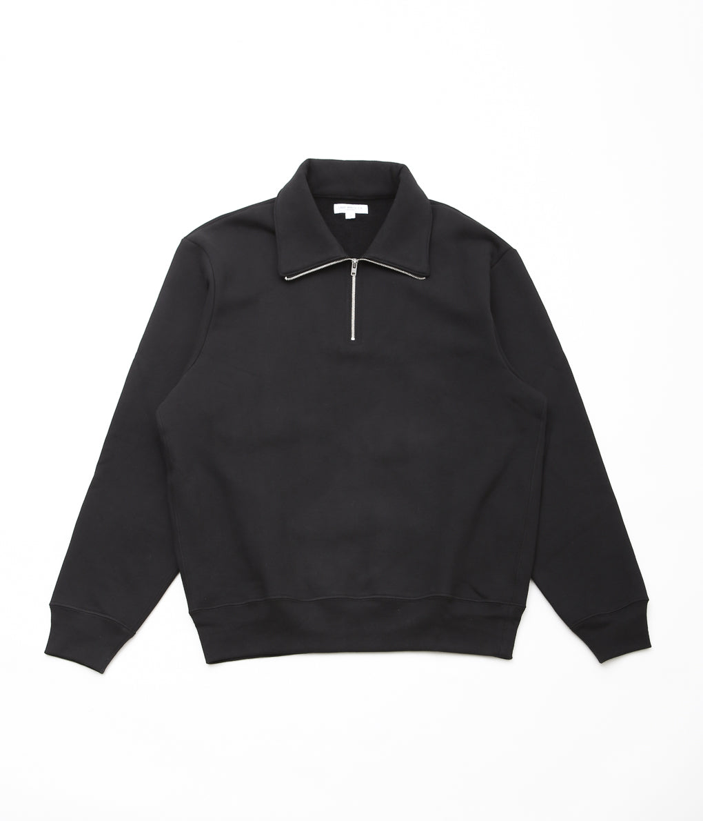 LADY WHITE ''QUARTER ZIP SWEATSHIRT'' (BLACK)