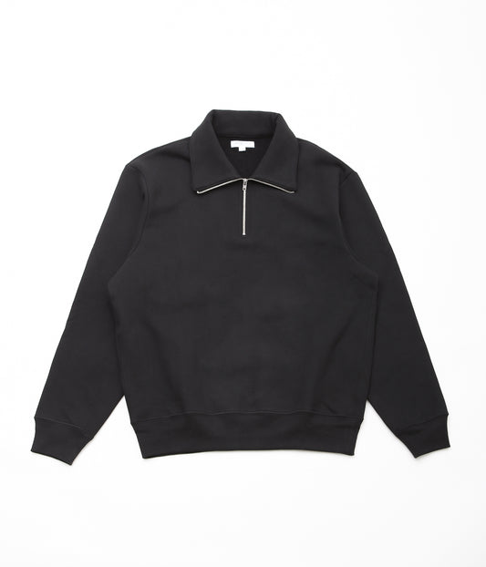 LADY WHITE ''QUARTER ZIP SWEATSHIRT'' (BLACK)