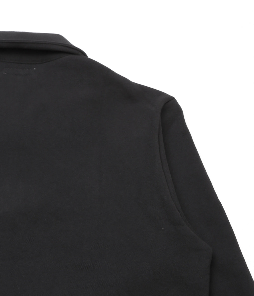 LADY WHITE ''QUARTER ZIP SWEATSHIRT'' (BLACK)