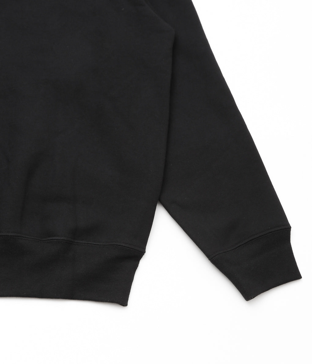 LADY WHITE ''QUARTER ZIP SWEATSHIRT'' (BLACK)