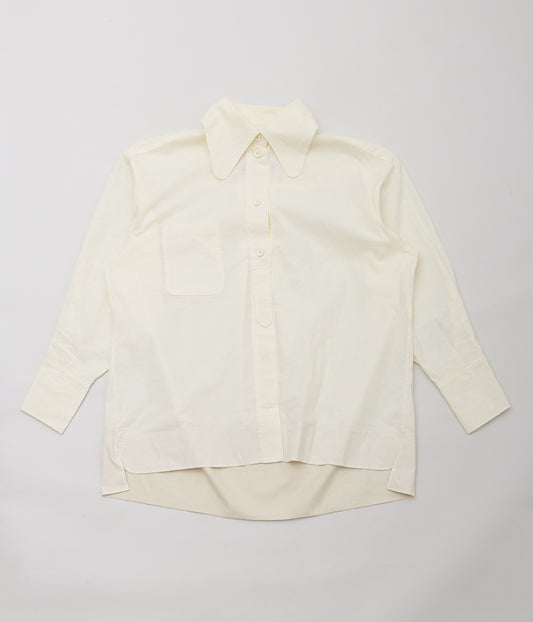 STUDIO DE LOSTANGES ''LARGE COLLER SHIRTS'' (NUMBER 36 / COTTON CREAM)