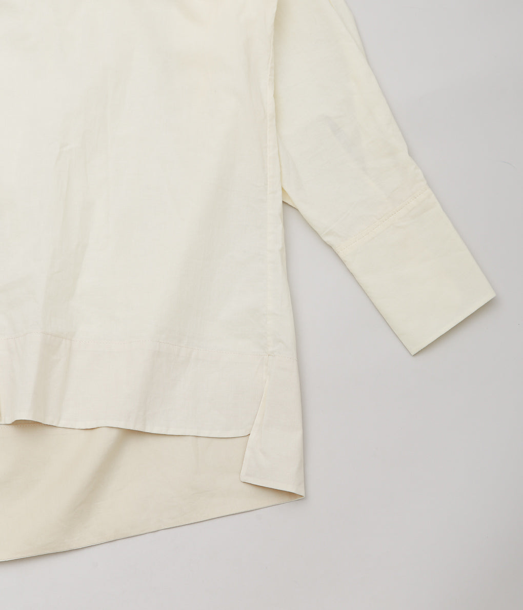 STUDIO DE LOSTANGES ''LARGE COLLER SHIRTS'' (NUMBER 36 / COTTON CREAM )