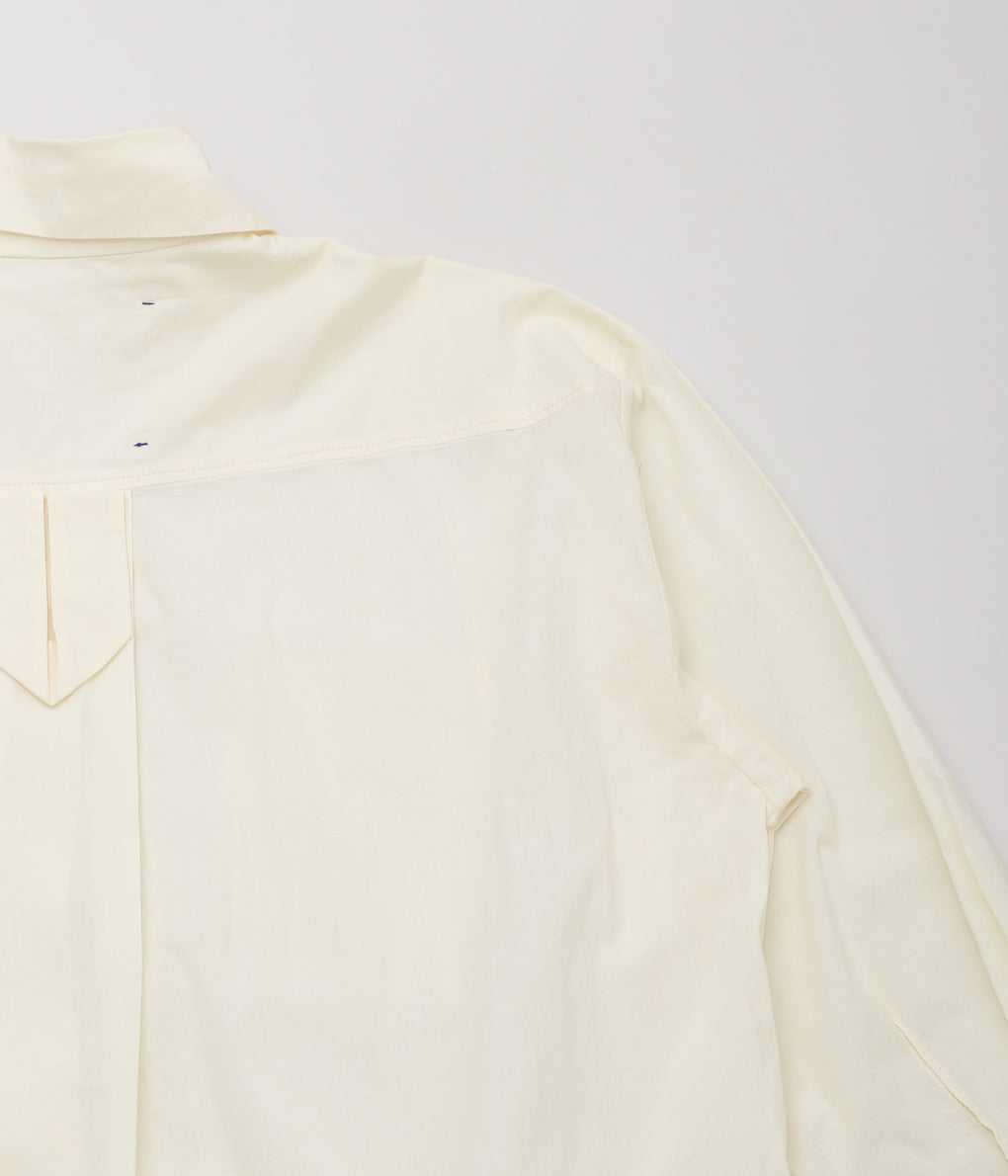 STUDIO DE LOSTANGES ''LARGE COLLER SHIRTS'' (NUMBER 36 / COTTON CREAM)