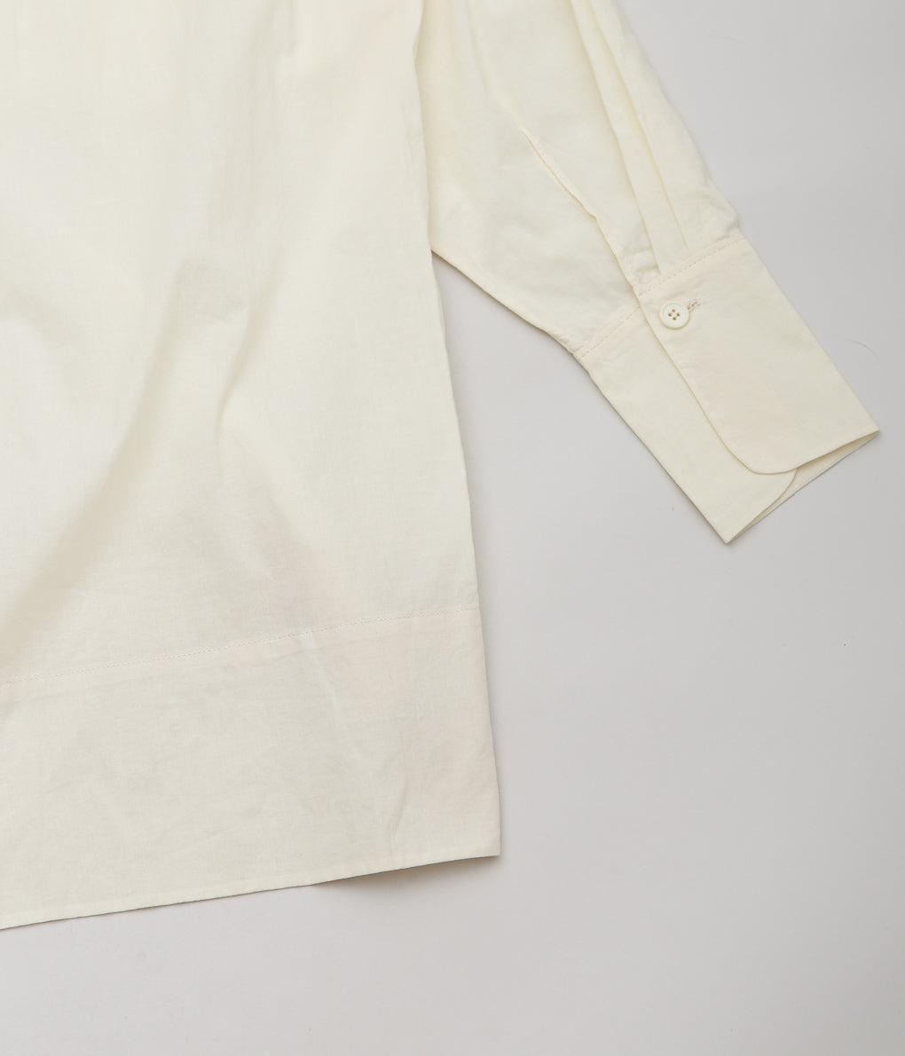 STUDIO DE LOSTANGES ''LARGE COLLER SHIRTS'' (NUMBER 36 / COTTON CREAM)