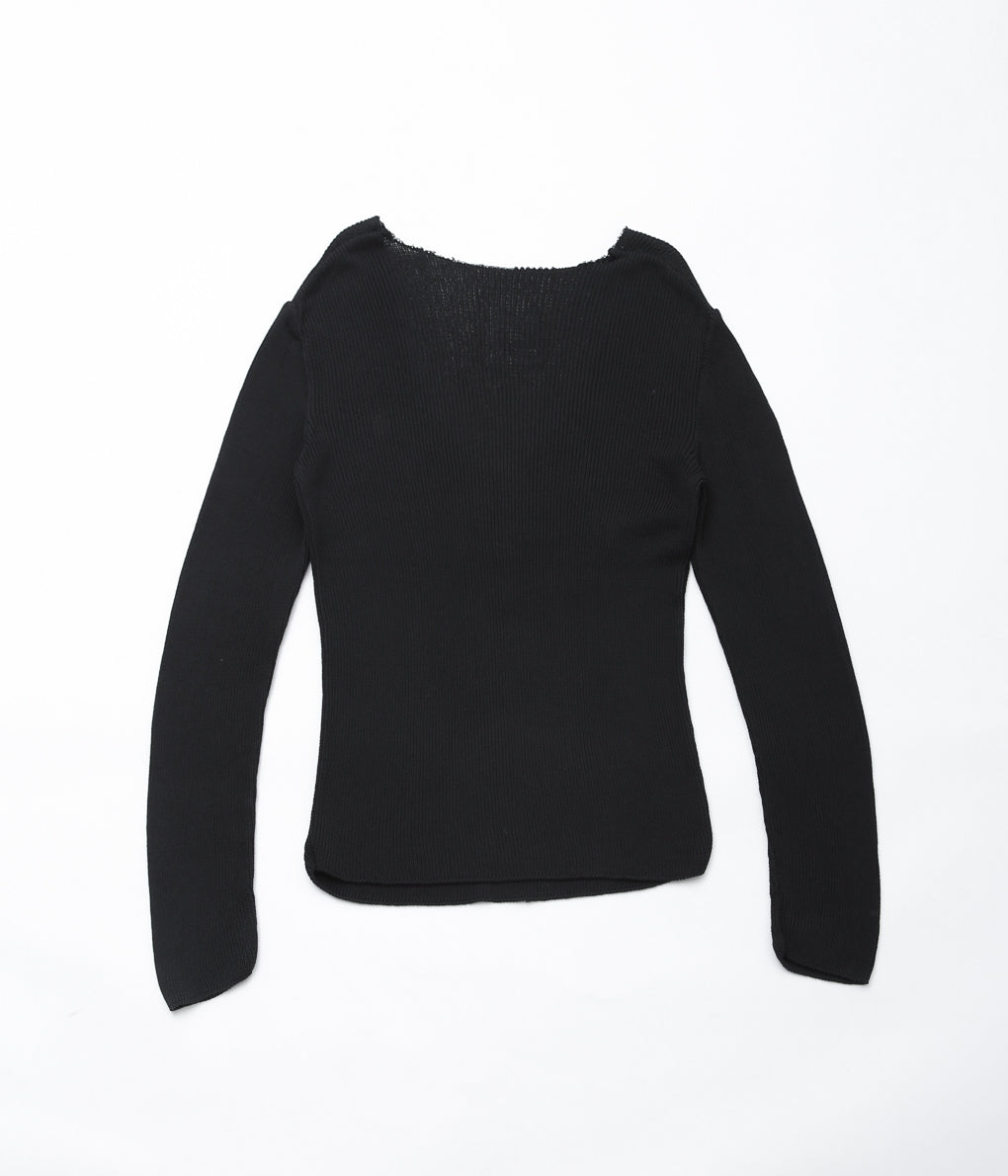 GABRIELA COLL GARMENTS ''NO.84 KNITTED JERSEY'' (BLACK)