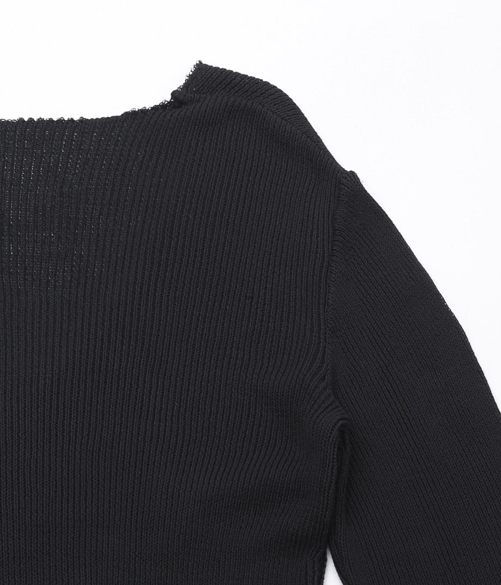 GABRIELA COLL GARMENTS ''NO.84 KNITTED JERSEY'' (BLACK)