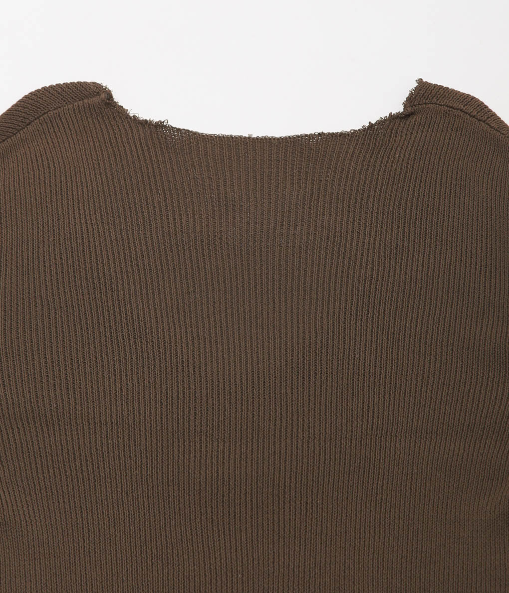 GABRIELA COLL GARMENTS ''NO.84 KNITTED JERSEY'' (BROWN)