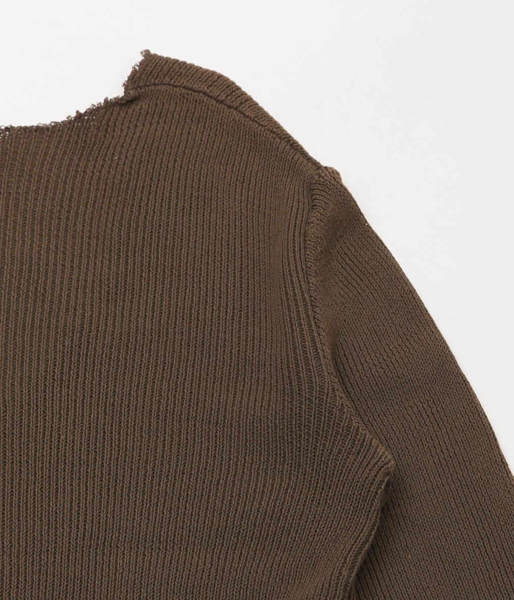 GABRIELA COLL GARMENTS ''NO.84 KNITTED JERSEY'' (BROWN)