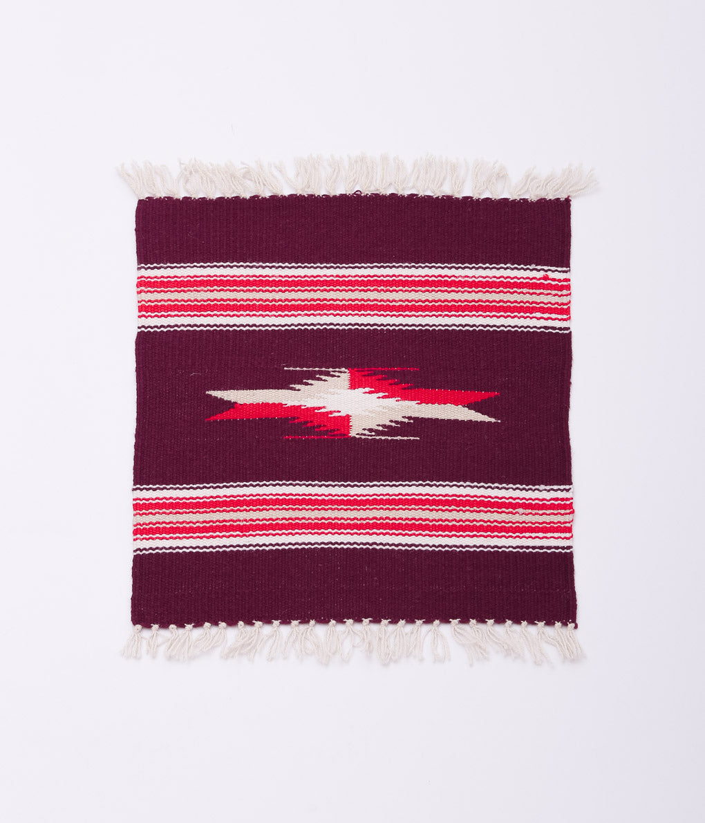 ORTEGA'S ''ORTEGA`S CHIMAYO BLANKET'' (DK.MAROON)