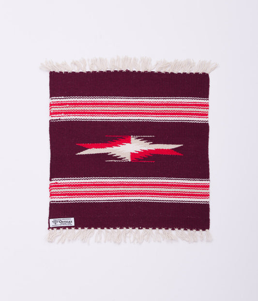 ORTEGA'S ''ORTEGA`S CHIMAYO BLANKET'' (DK.MAROON)