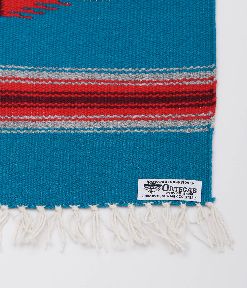 ORTEGA'S ''ORTEGA`S CHIMAYO BLANKET'' (TURQUOISE BLUE)