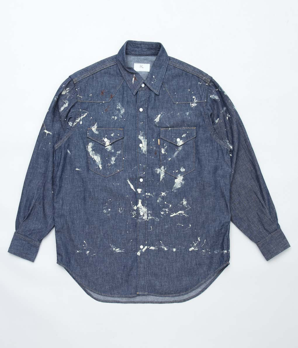 HERILL ''DENIM WESTERN SHIRT'' (INDIGO)