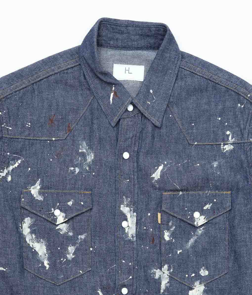 HERILL ''DENIM WESTERN SHIRT'' (INDIGO)