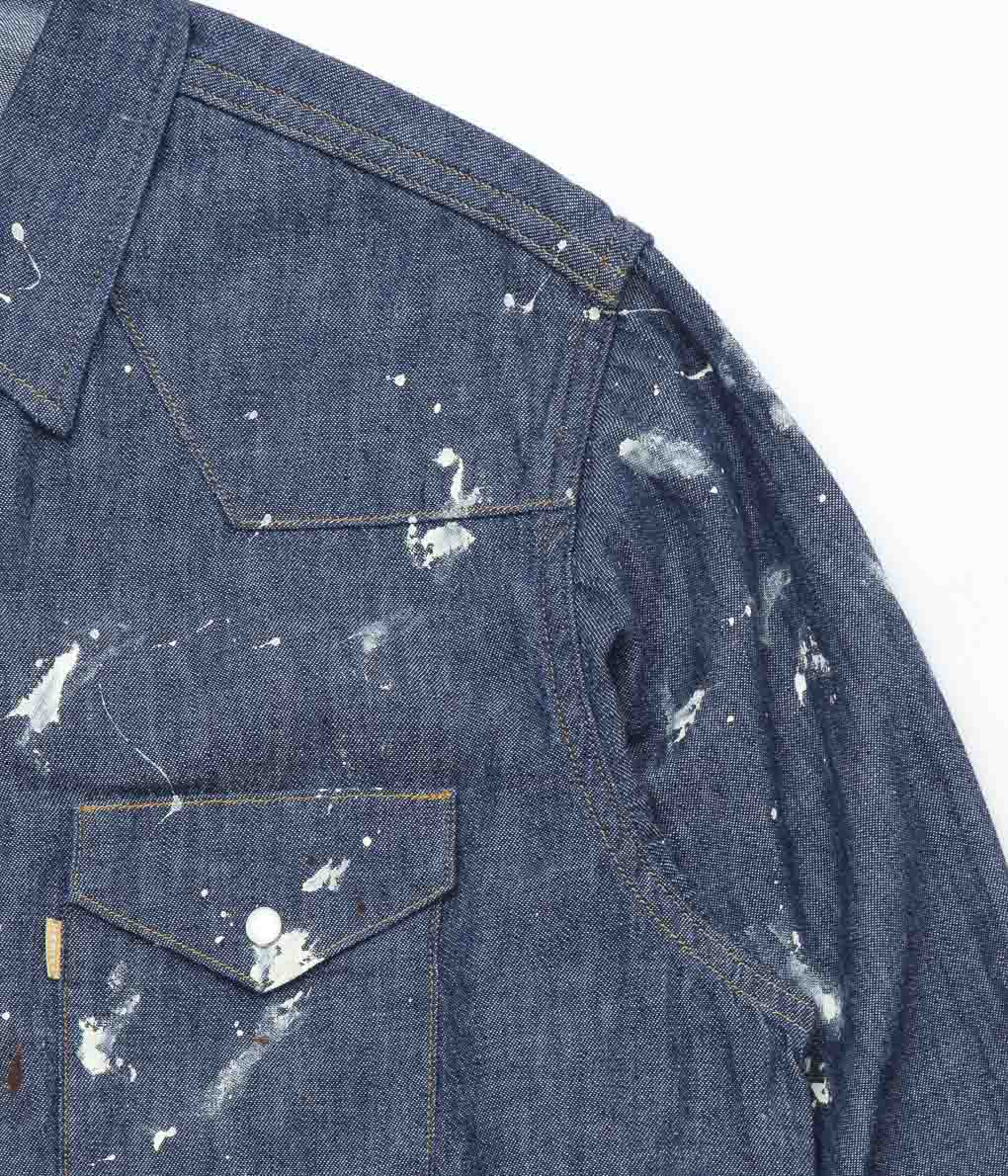 HERILL ''DENIM WESTERN SHIRT'' (INDIGO)