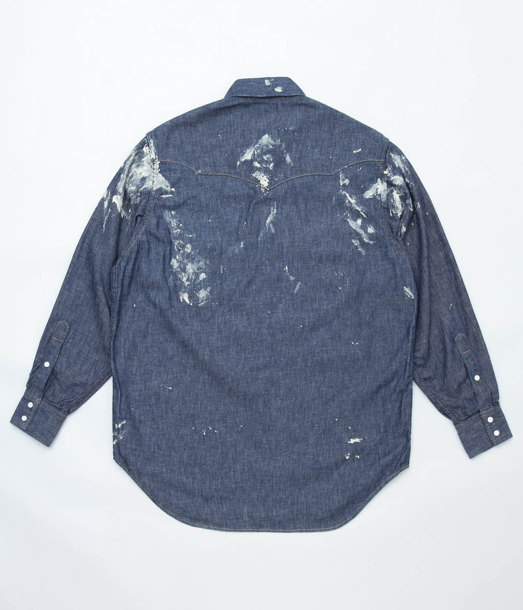 HERILL ''DENIM WESTERN SHIRT'' (INDIGO)