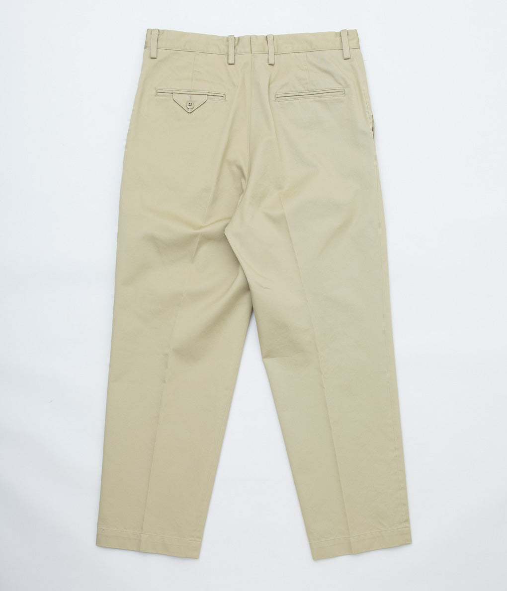 HERILL ''ORGANIC CHINO SLACKS'' (KHAKI)