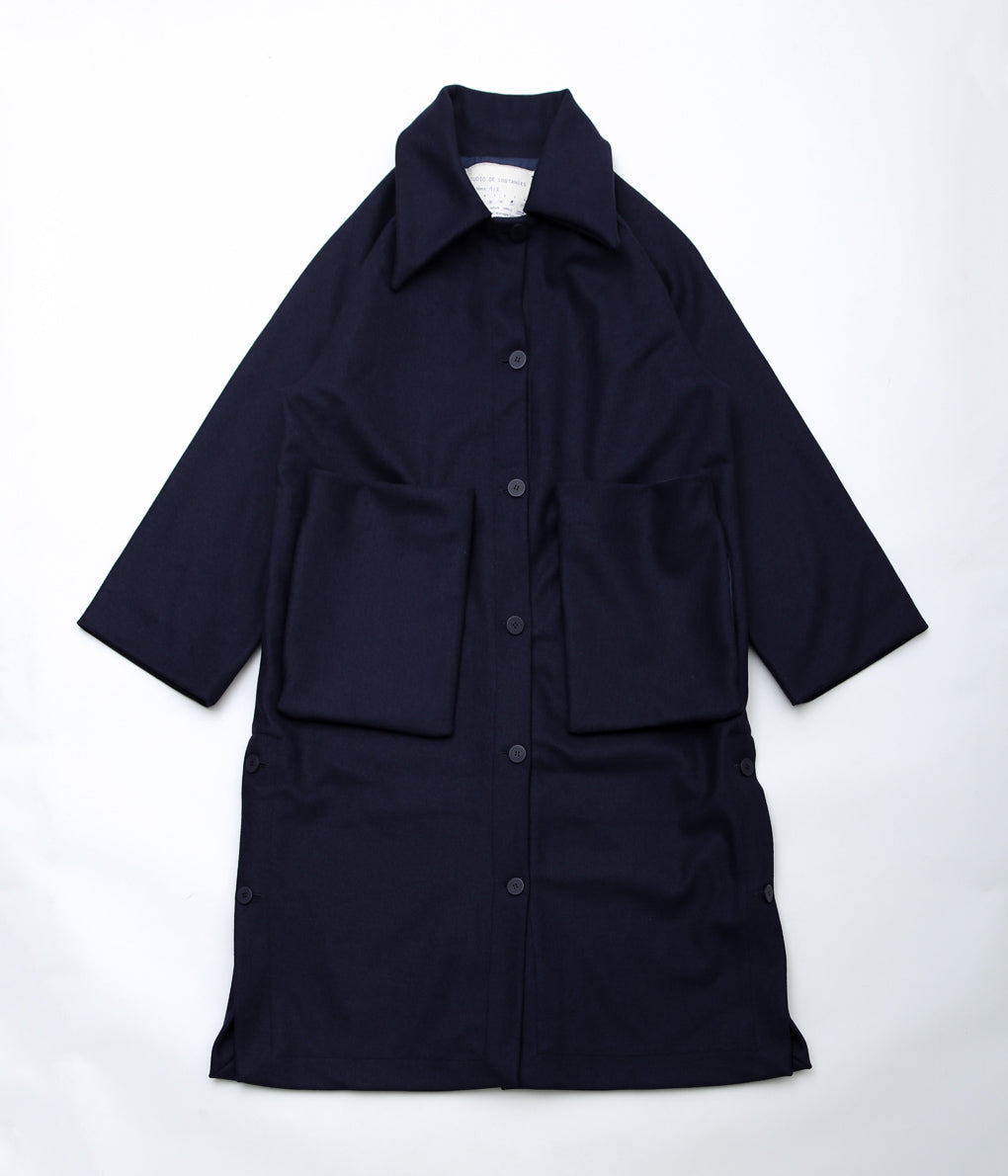 STUDIO DE LOSTANGES ''LONG COAT'' (NUMBER 116 / WOOL NAVY)