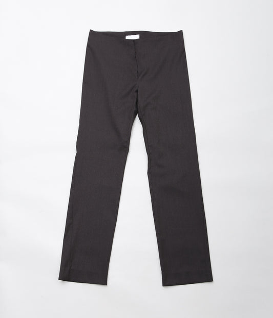 GABRIELA COLL GARMENTS ''NO.139 LORO PIANA FINE WOOL TROUSERS'' (DARK BROWN)