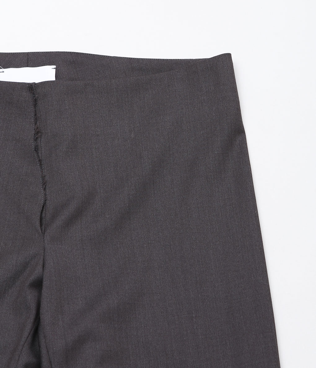 GABRIELA COLL GARMENTS ''NO.139 LORO PIANA FINE WOOL TROUSERS'' (DARK BROWN)