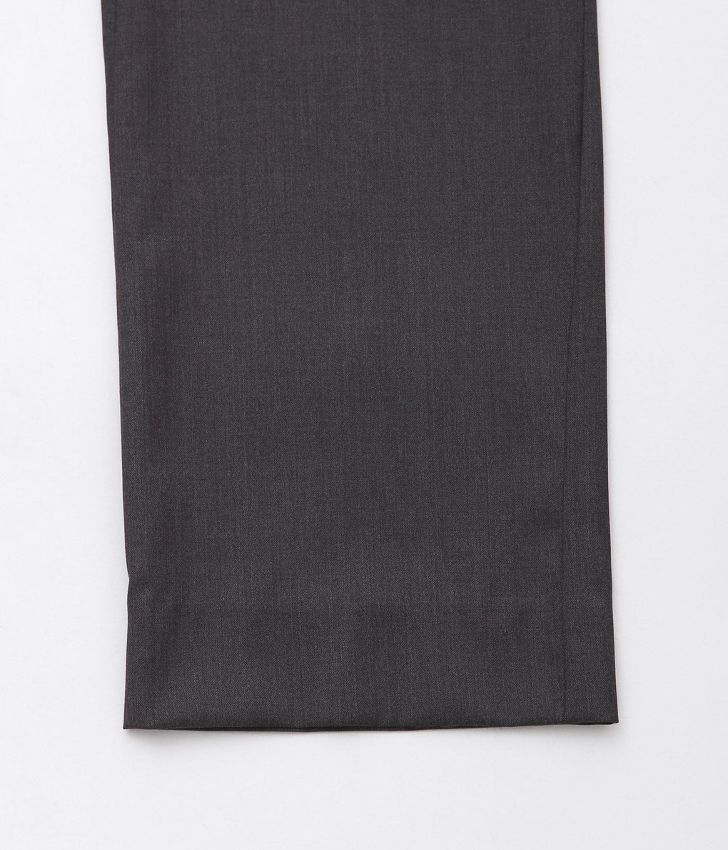 GABRIELA COLL GARMENTS ''NO.139 LORO PIANA FINE WOOL TROUSERS'' (DARK BROWN)