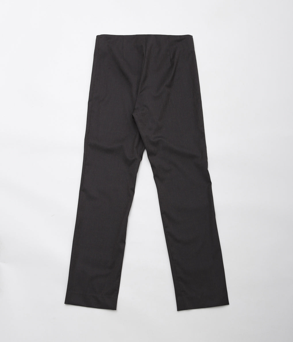 GABRIELA COLL GARMENTS ''NO.139 LORO PIANA FINE WOOL TROUSERS'' (DARK BROWN)