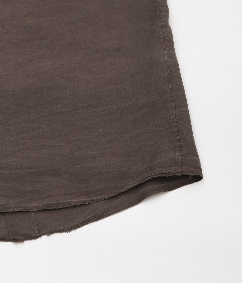 GABRIELA COLL GARMENTS ''NO.74 SILK SLEEVELESS BLOUSE'' (BROWN)