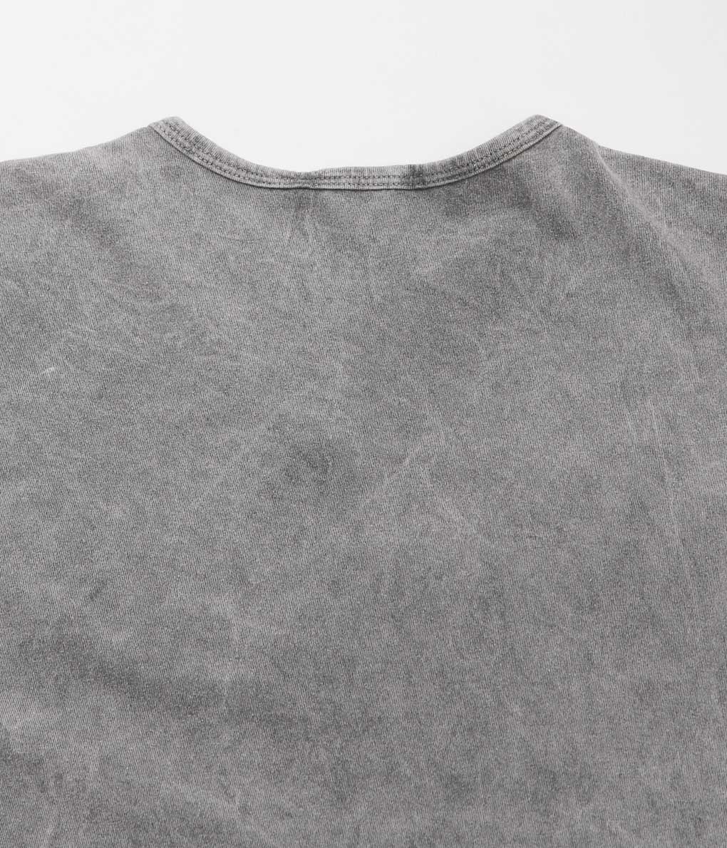 GABRIELA COLL GARMENTS "NO.33  SLEEVELESS T-SHIRT"(GREY STONEWASH)