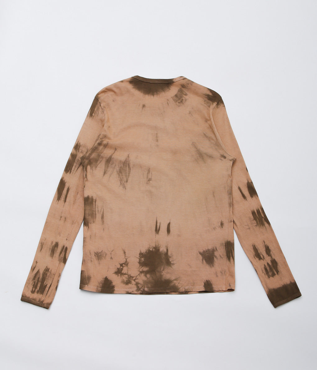 GABRIELA COLL GARMENTS "NO.87 LONG SLEEVE T-SHIRT" (BLACK SALT WASH)