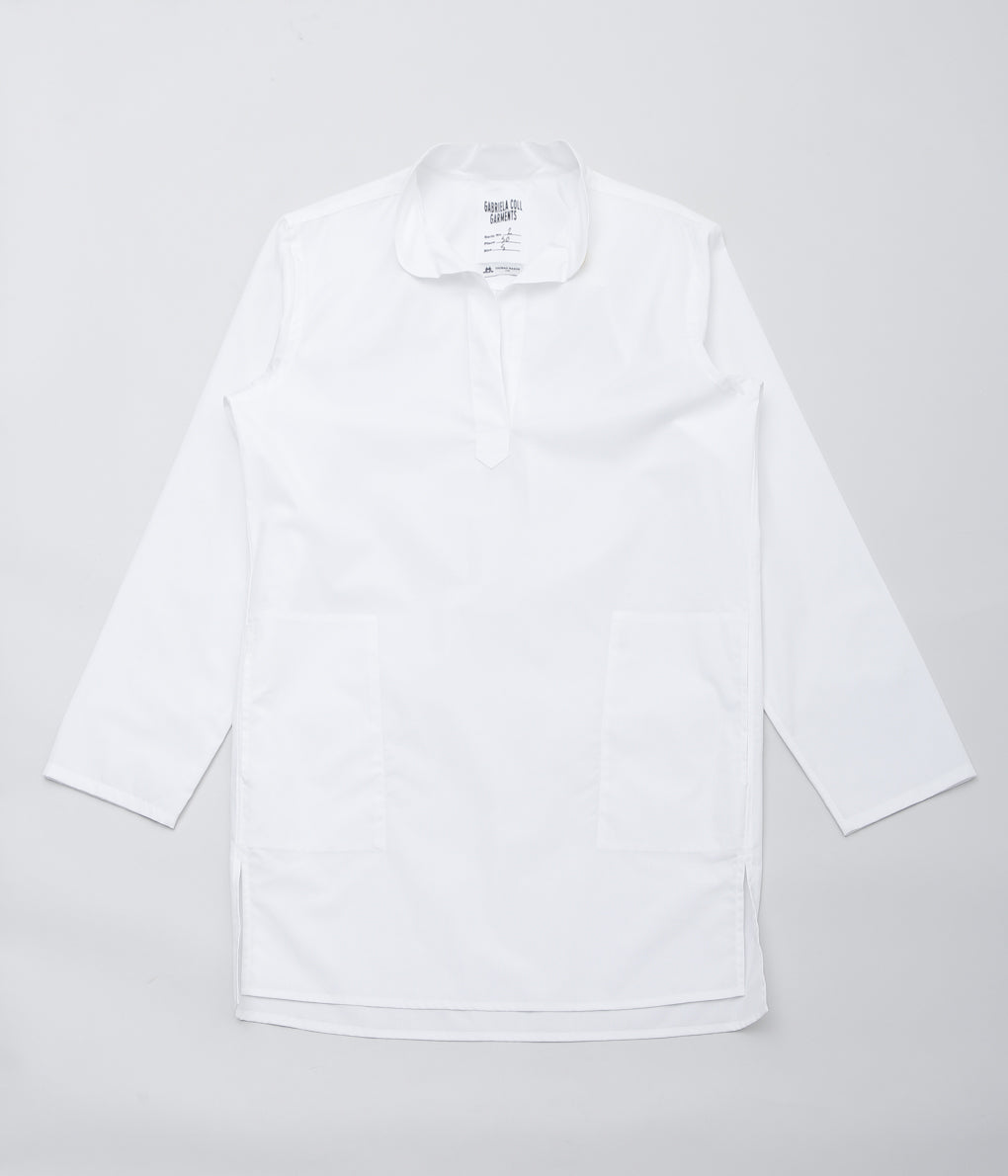 GABRIELA COLL GARMENTS ''NO.30 KURTA SHIRT'' (WHITE)