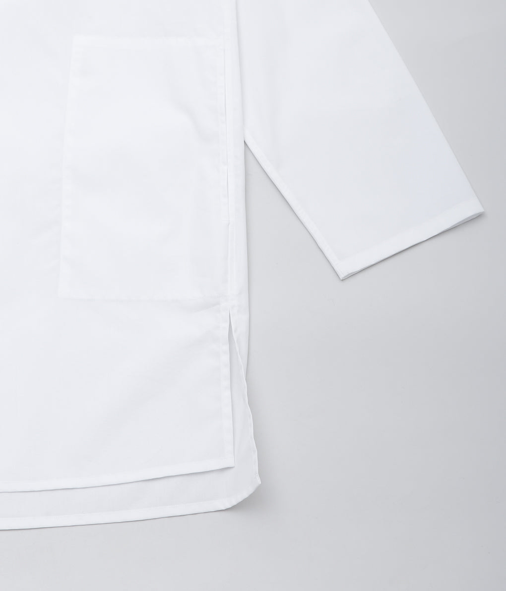 GABRIELA COLL GARMENTS ''NO.30 KURTA SHIRT'' (WHITE)