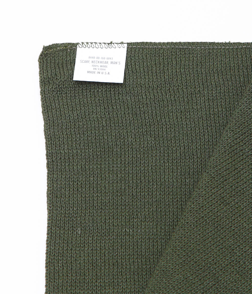 VINTAGE / DEADSTOCK ''G.I. WOOL SCARF'' (OLIVE)