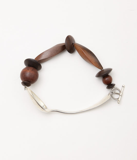 LA CATERINA JEWELRY ''LA SPEZIA NECKLACE'' (WOOD　BEADS)