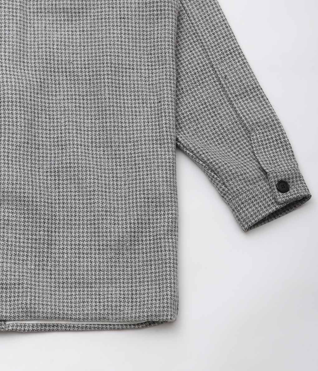 UMBER&OCHRE ''TAAJ LONG WOOL COAT'' (GREY)