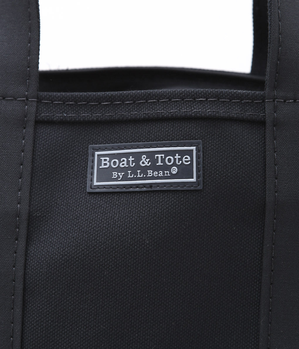 L.L. BEAN ''BOAT AND TOTE 80 CROSSBODY ZIP TOP SMALL'' (BLACK)