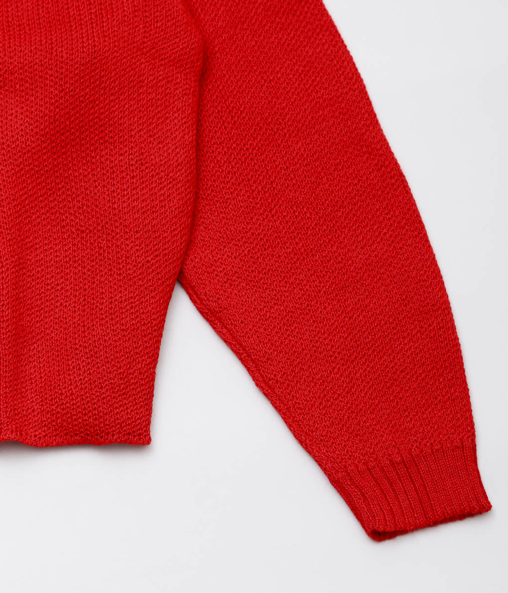 USONIAN SPORTSWEAR ''ARNOLD SWEATER JACKET'' (RED)