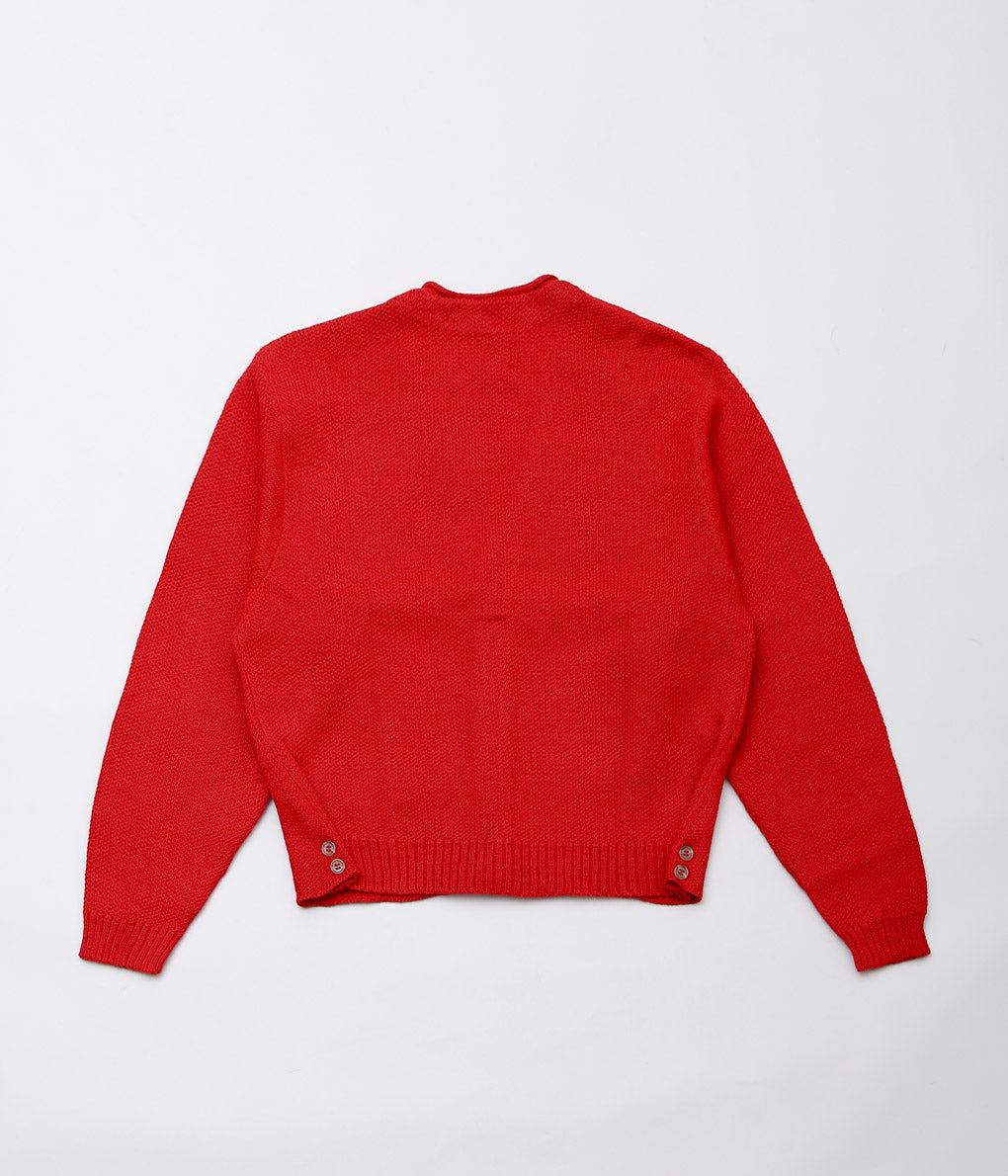 USONIAN SPORTSWEAR ''ARNOLD SWEATER JACKET'' (RED)