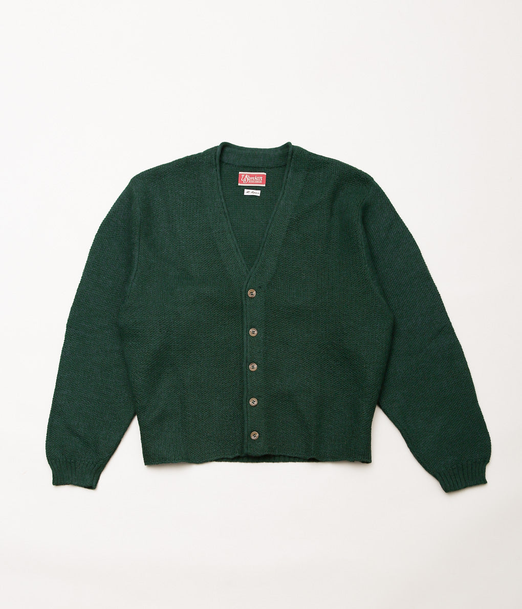 USONIAN SPORTSWEAR ''ARNOLD SWEATER JACKET'' (GREEN)