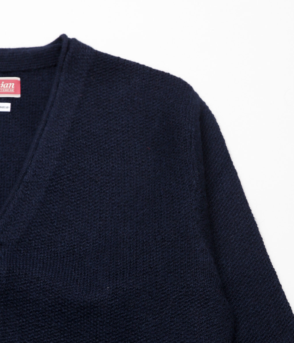 USONIAN SPORTSWEAR ''ARNOLD SWEATER JACKET'' (NAVY)