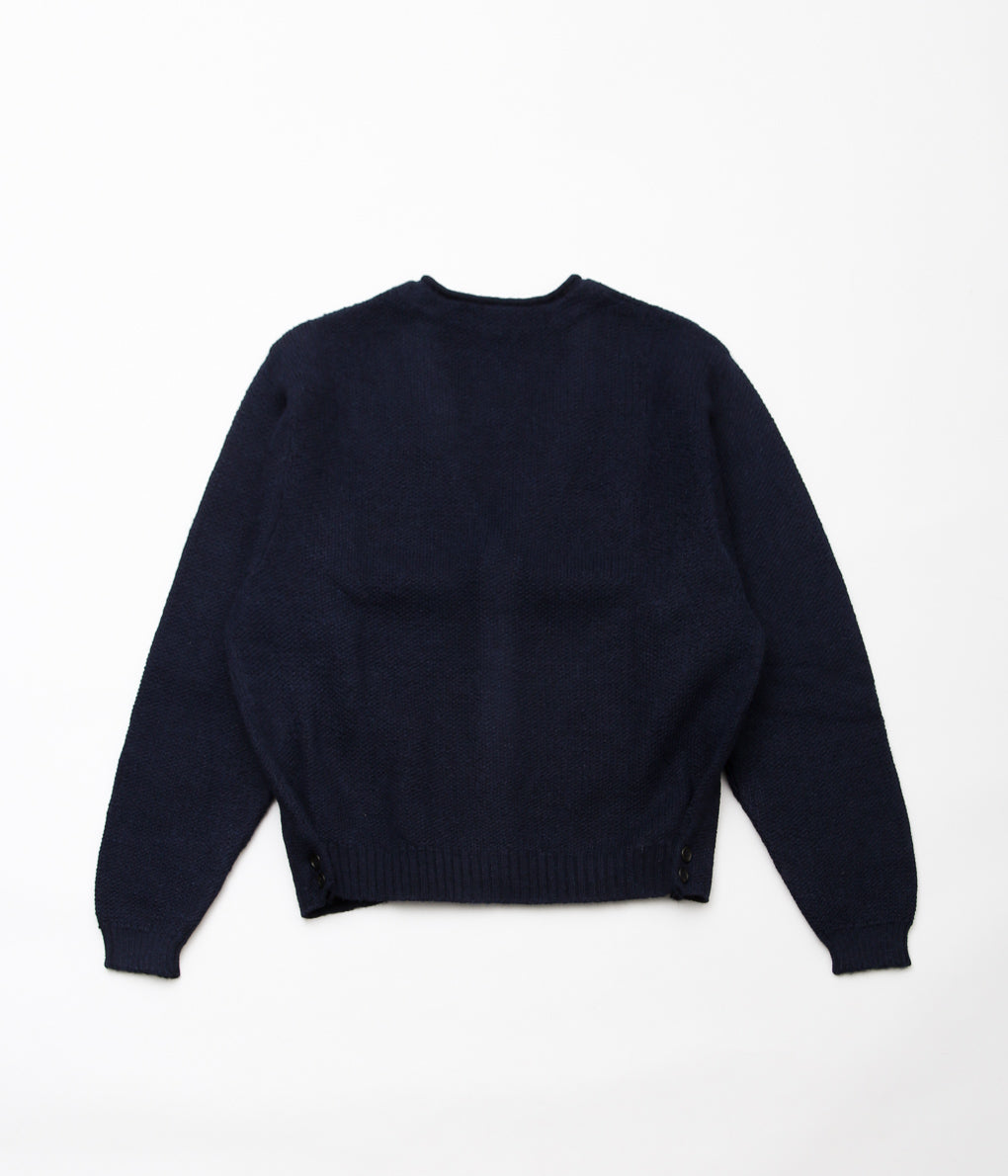 USONIAN SPORTSWEAR ''ARNOLD SWEATER JACKET'' (NAVY)