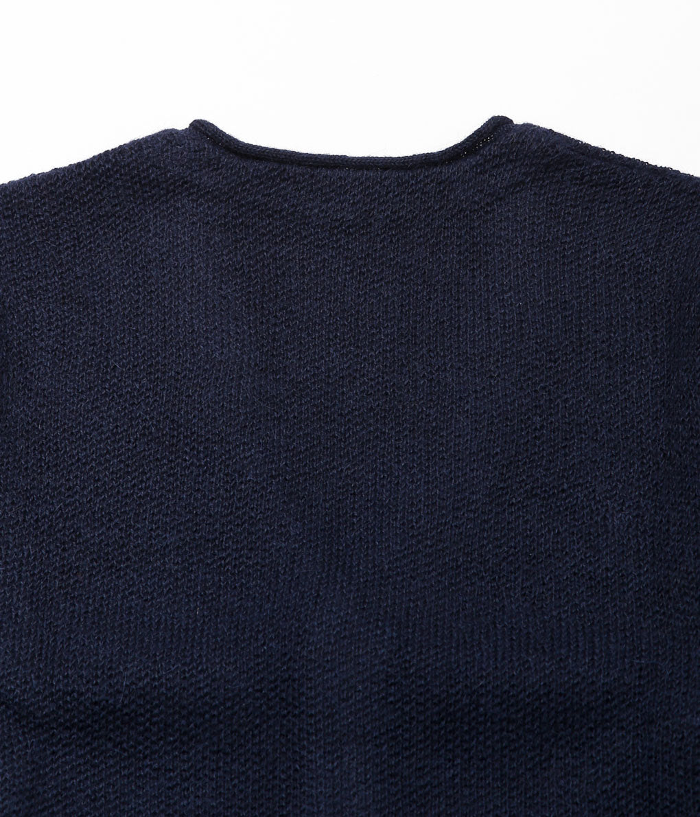 USONIAN SPORTSWEAR ''ARNOLD SWEATER JACKET'' (NAVY)