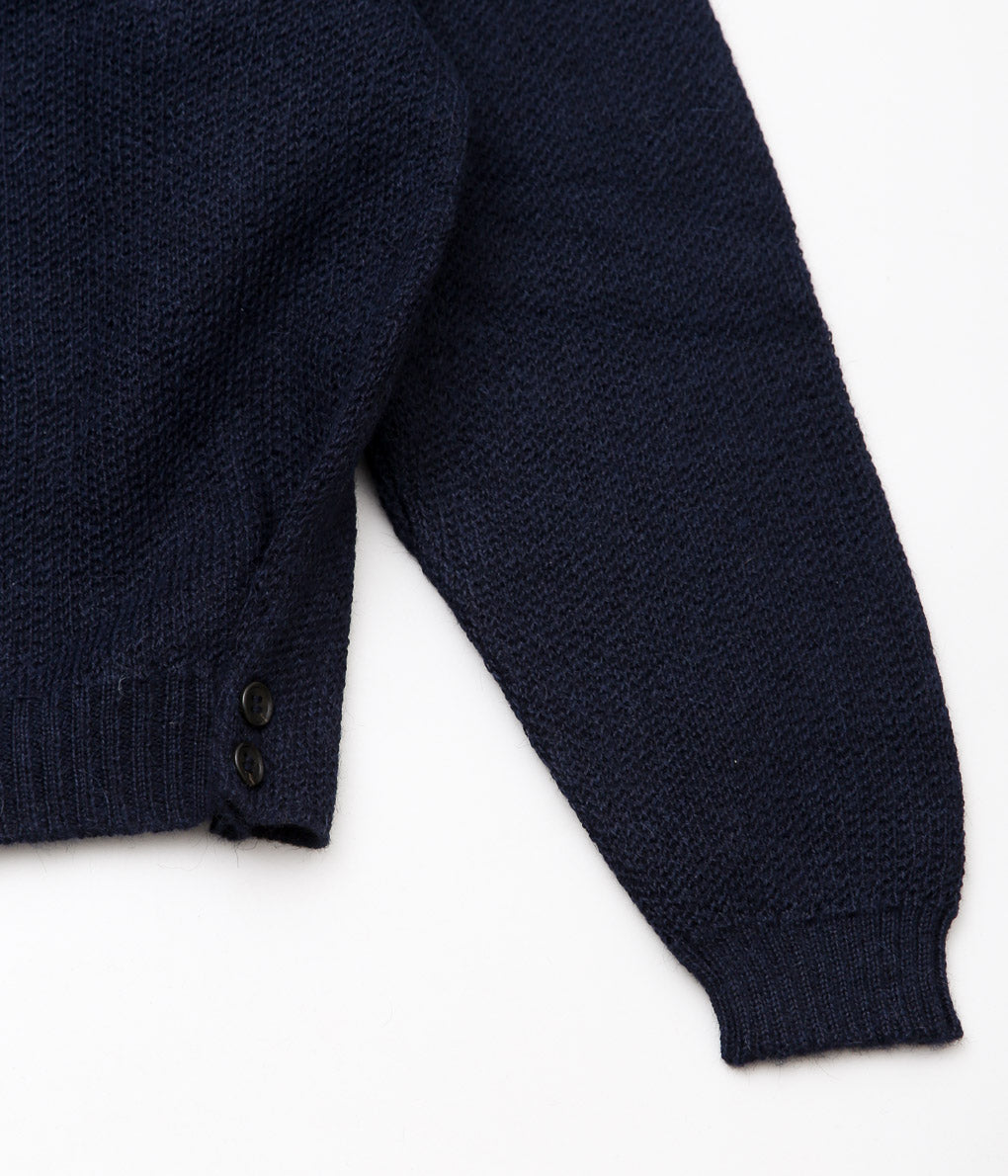 USONIAN SPORTSWEAR ''ARNOLD SWEATER JACKET'' (NAVY)