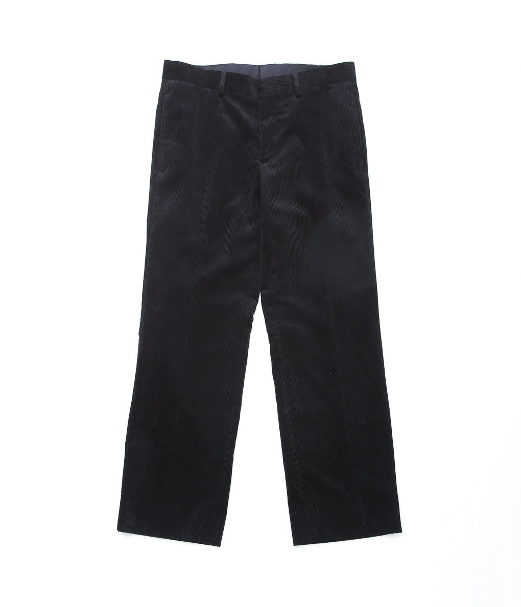 COMOLI ''Corduroy Piped Stem Pants'' (BLACK)