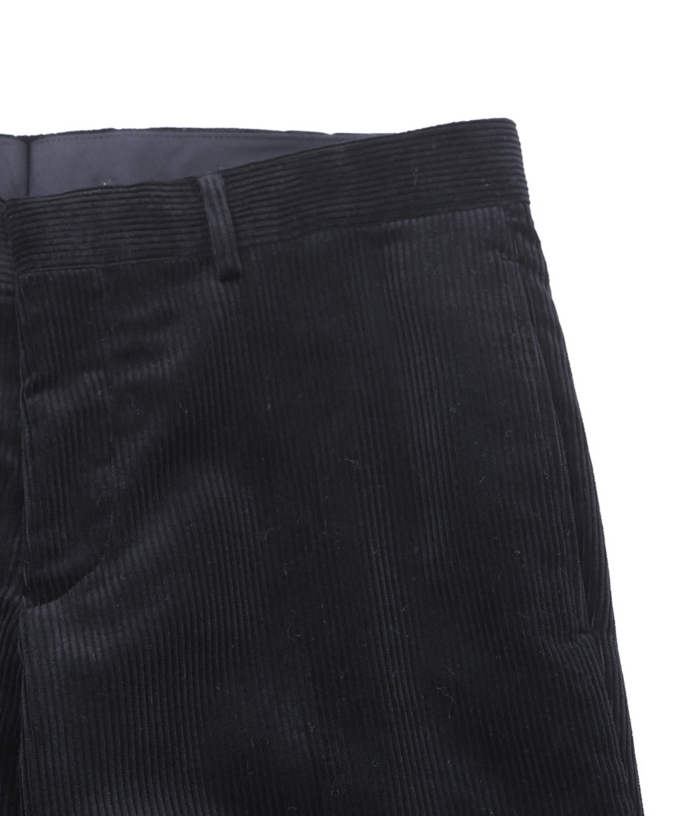 COMOLI ''Corduroy Piped Stem Pants'' (BLACK)