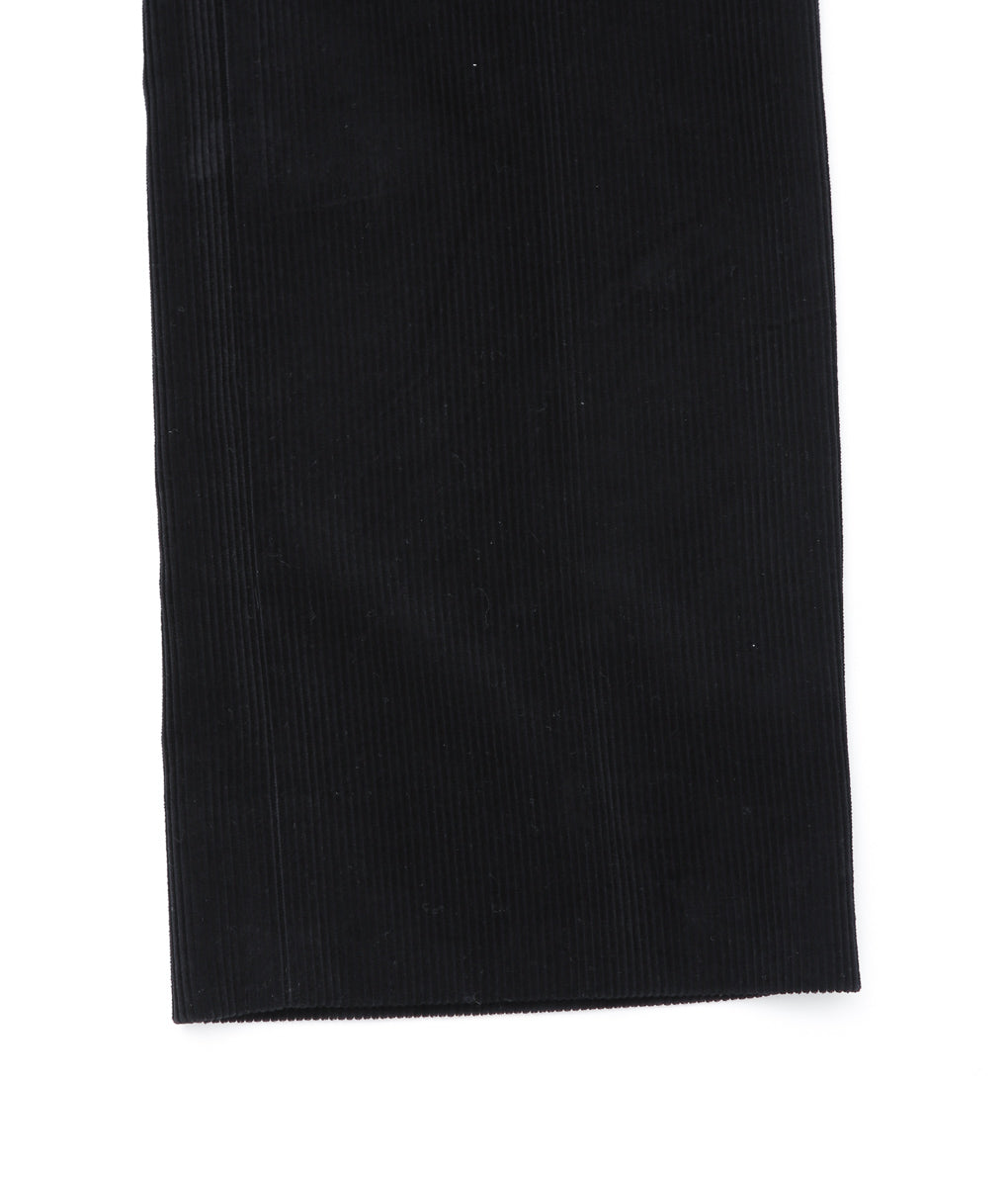 COMOLI ''Corduroy Piped Stem Pants'' (BLACK)